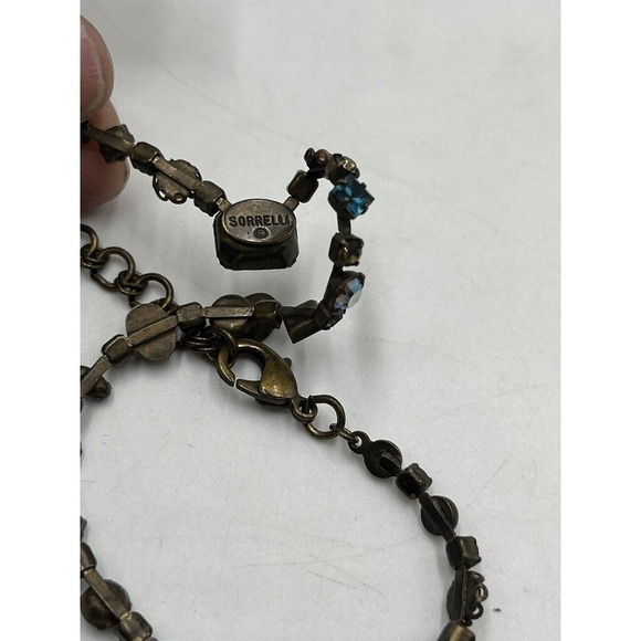 Sorrelli Classic Vintage Austrian AB Crystals Semi Precious stones Necklace - Picture 14 of 16